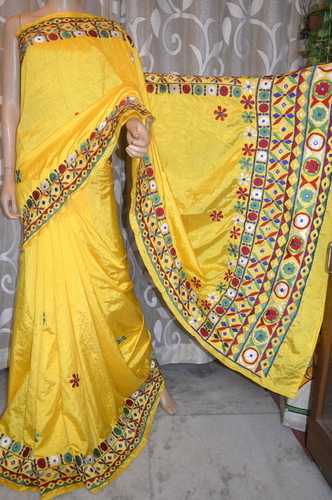 Gujrati Stitch Saree