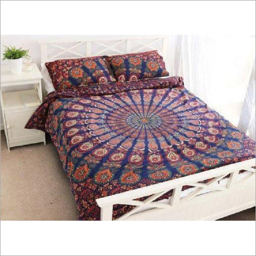 Mandala Designed Bed Sheet By BHAWANA HANDICRAFTS