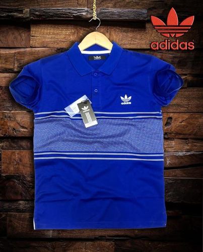 Blue Branded Polo Tshirt