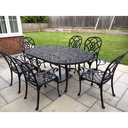 Cast Iron Dining Table