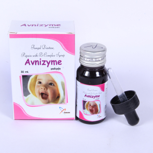 Liquid Fungal Diastase + Papain+B Complex Drops With Monocarton