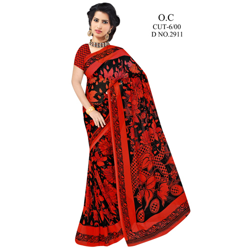 Ladies Chiffon Sarees