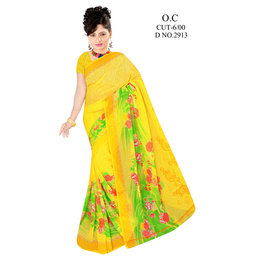 Ladies Fancy Chiffon Sarees