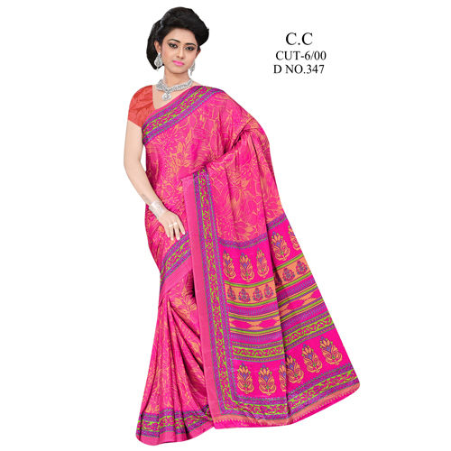 Ladies Crepe Sarees
