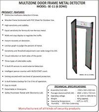 Portable Door Frame Metal Detector