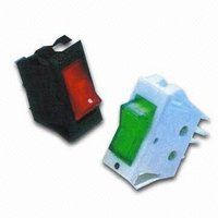 Rocker Paddle Switch with 3 to 15A Circuit Protection and Overload Button