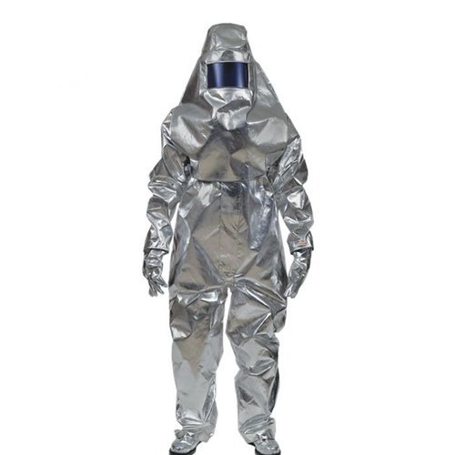 Silver Aluminized Fire Suit