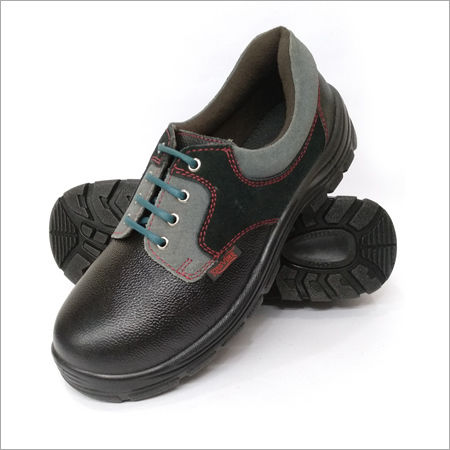 Black Pu Sole Safety Shoes