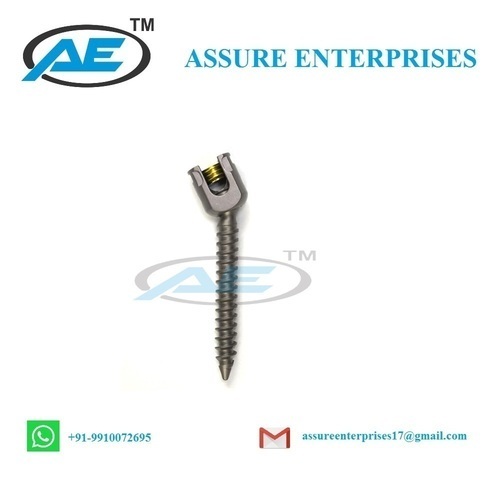 Assure Enterprise Poly Axial Screw - Titanium Grade 5A, Sterilized | Spinal Implants with Extensive Plate Range