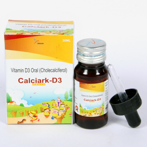 Liquid Vitamin D3-400I.U Drops With Monocarton