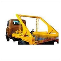 Dumper Placer - Metal Alloy, Variable Dimensions, Yellow | Corrosion Resistant, High Capacity 1000 Kg, Hydraulic Operation, Waste Collection