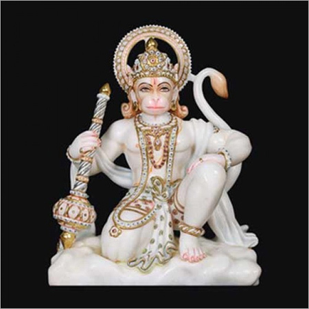 Marble Lord Hanuman Murti