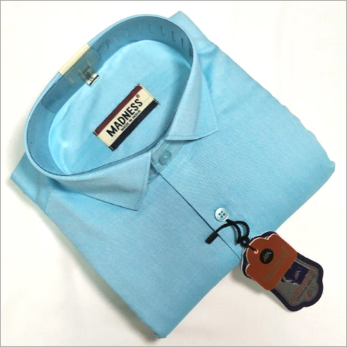 Full Sleeve Formal Shirt on Sky Blue Shirts