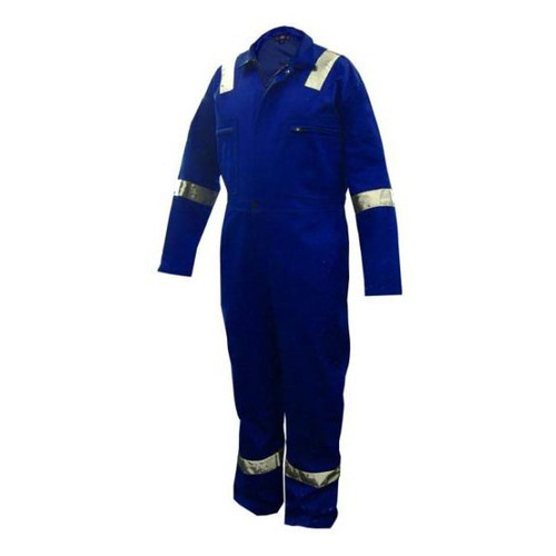 Blue Polyster Safety Dangri