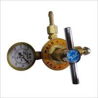 Cut Weld Regulator - Brass Chrome Plated, 1 Kg Weight | Rust Proof, Compact Design, Dual Pressure Gauges