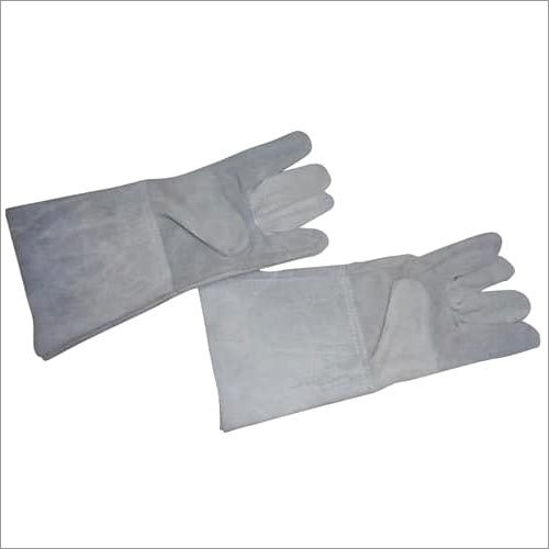 Welding Gloves - Leather, Long Length, Different Sizes | Abrasion Resistant, Comfortable Cuff, Extra Protection, Heat Protection, High Resistance