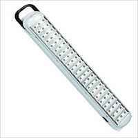 Rechargeable Led Light - Ceramic And Aluminum, Rectangular Design, White Color | Long Life Span, Lightweight, Dual Power Source