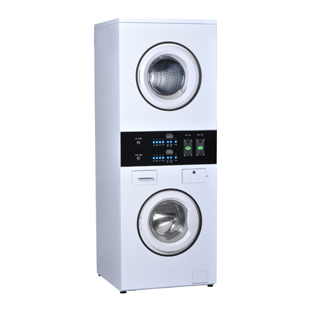 Coin Operated Washing & Drying Stacker Machine