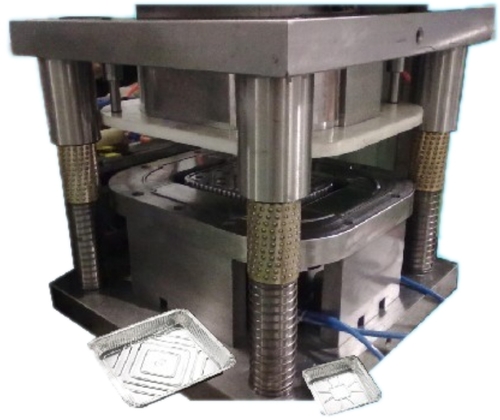 Aluminium foil container mould
