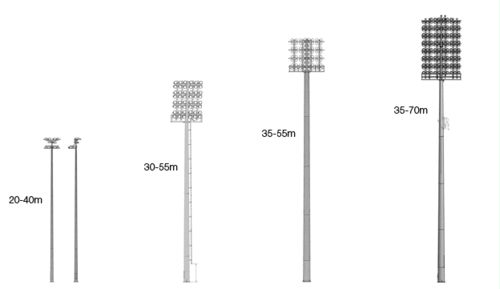 Outdoor Stadium High Mast Lights