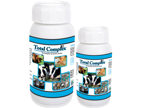 Cattle Total Complex - B-complex Nutritional Powder For Healthy Growth, Stress Relief & Enhanced Milk Production | Essential Vitamin Supplement For Cows, Buffaloes, Calves & Heifers