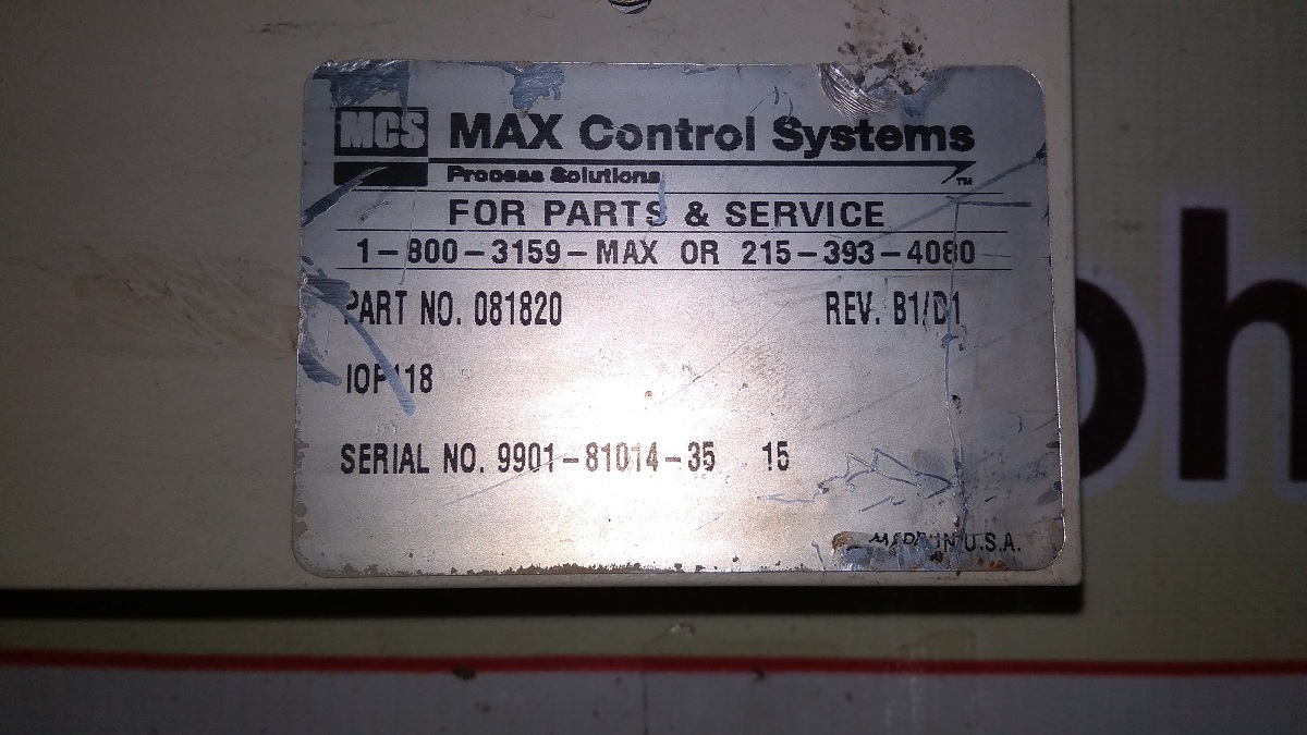 MAX CONTROL SYSTEMS MODULE