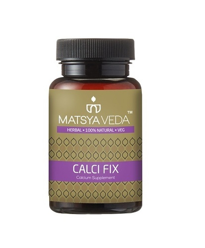 CALCI FIX - Herbal Calcium Capsules, 30 Count | Bone Strength, Joint Support, Natural Growth