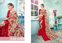 Designer Satin Printed Sarees