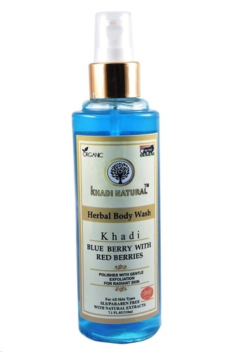 Blue Berry with Red Berry Herbal Bodywash - 210 ml, SLS/Paraben Free, Alcohol Free, Anti-Aging Benefits