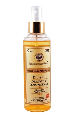 Orange & Lemongrass Herbal Body Massage Oil