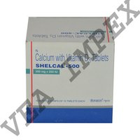 Magnesio de Shelcal 500 (tabletas de la vitamina D3 del calcio)