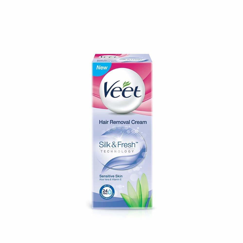 Veet Silk & Fresh Hair Removal Cream, Sensitive Skin - 25 G at Best Price  in Ludhiana | Ducunt India