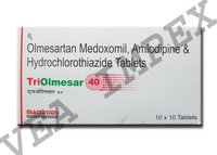 Triolmesar 40 mg(Olmesartan Medoxomil Tablets)