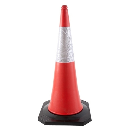 Safety Cone With Rubber Base