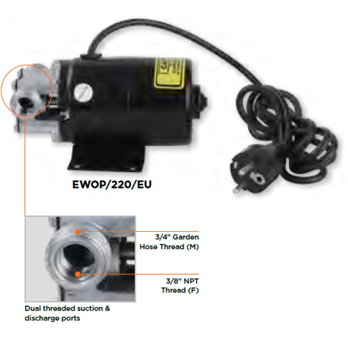 Electric Waste Oil Pump