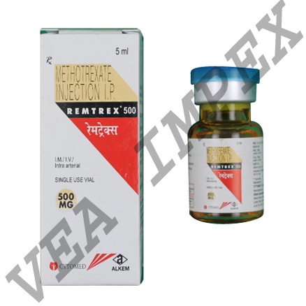 Remtrex 500 mg(Methotrexate Injection Ip)