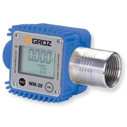 DEF Digital Turbine Meter - Polyamide & Stainless Steel, 1" BSP Threads | High Precision, Rotatable Display, IP 55 Water Resistance