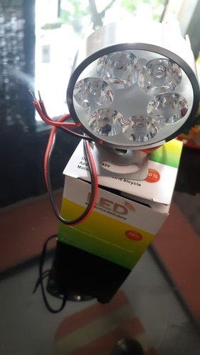 4/6/9/12 - LED Fog Lights for Bikes and 2/3 Wheelers | Plastic and Glass Material Warranty Included Enhanced Visibility and Safety