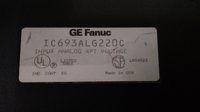 GE FANUC INPUT ANALOG MODULE