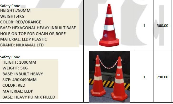 Safety Cone - Nilkamal