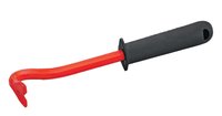 Nail Puller - Carbon Steel, 10 Inches Long, Red Rubber Handle | Ideal For Easy Nail Removal