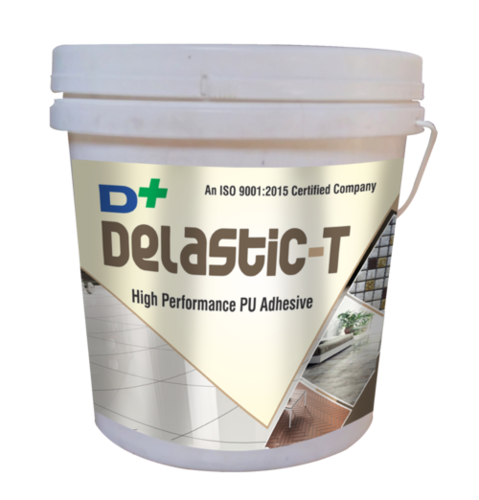 Delastic - T Adhesive | Two-Component, High-Performance Polyurethane for Flexible, Waterproof Bonding of Ceramic Tiles, Stone Materials, and Mosaics with Slip Resistance