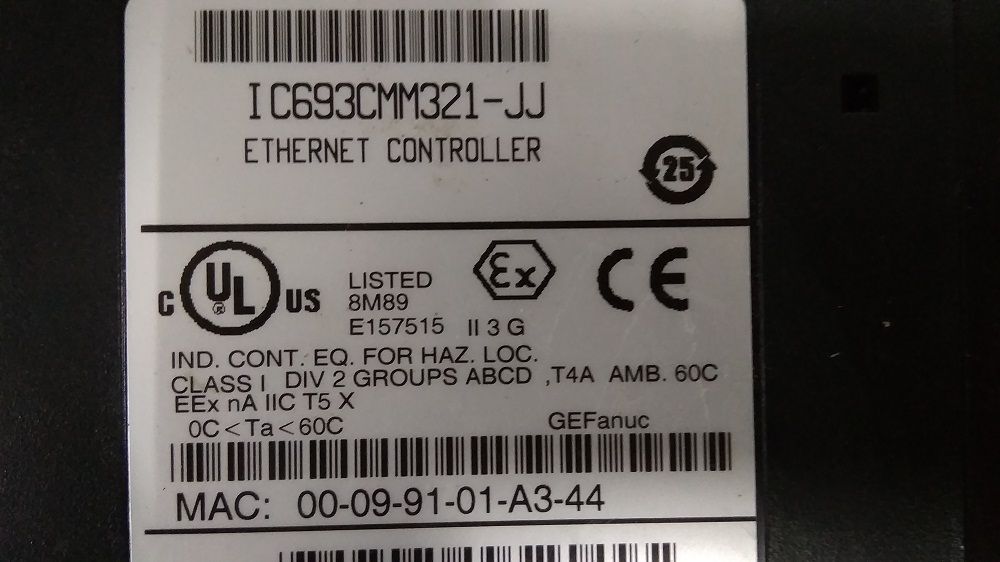 GE FANUC ETHERNET CONTROLLER M0DULE