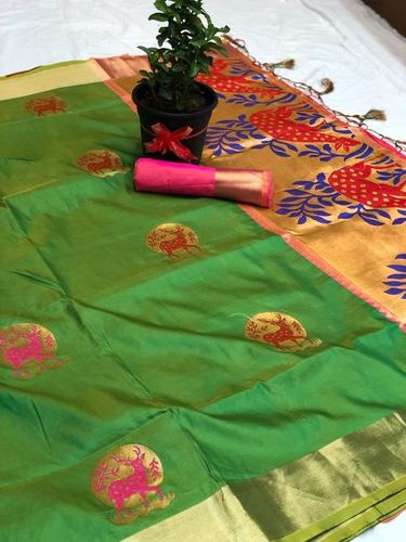 Multi Kanchipuram Silk Saree