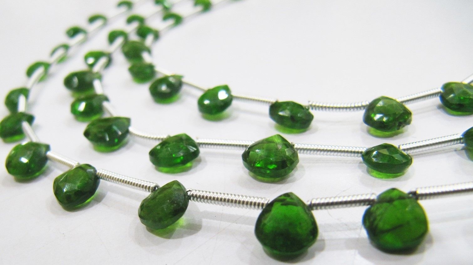 AAA Quality Natural Green Tourmaline  beads