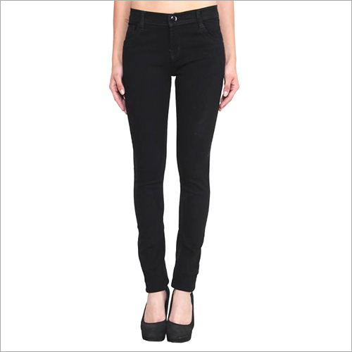 Dry Cleaning Ladies Black Skinny Jeans