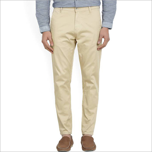 Cream White Mens Regular Jeans
