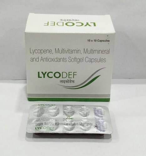 Lycopene Multivitamin Multimineral And Antioxidants Softgel Capsules
