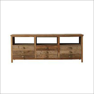 Rough Reclaimed Wooden Console Table