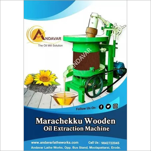 Stainless Steel Automatic Marachekku Oil Crushing Machine